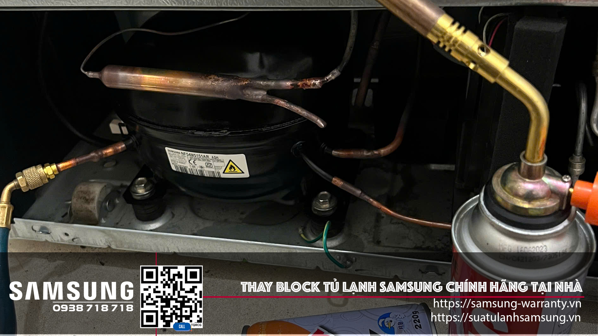 Thay Block Tủ Lạnh Samsung Chính Hãng