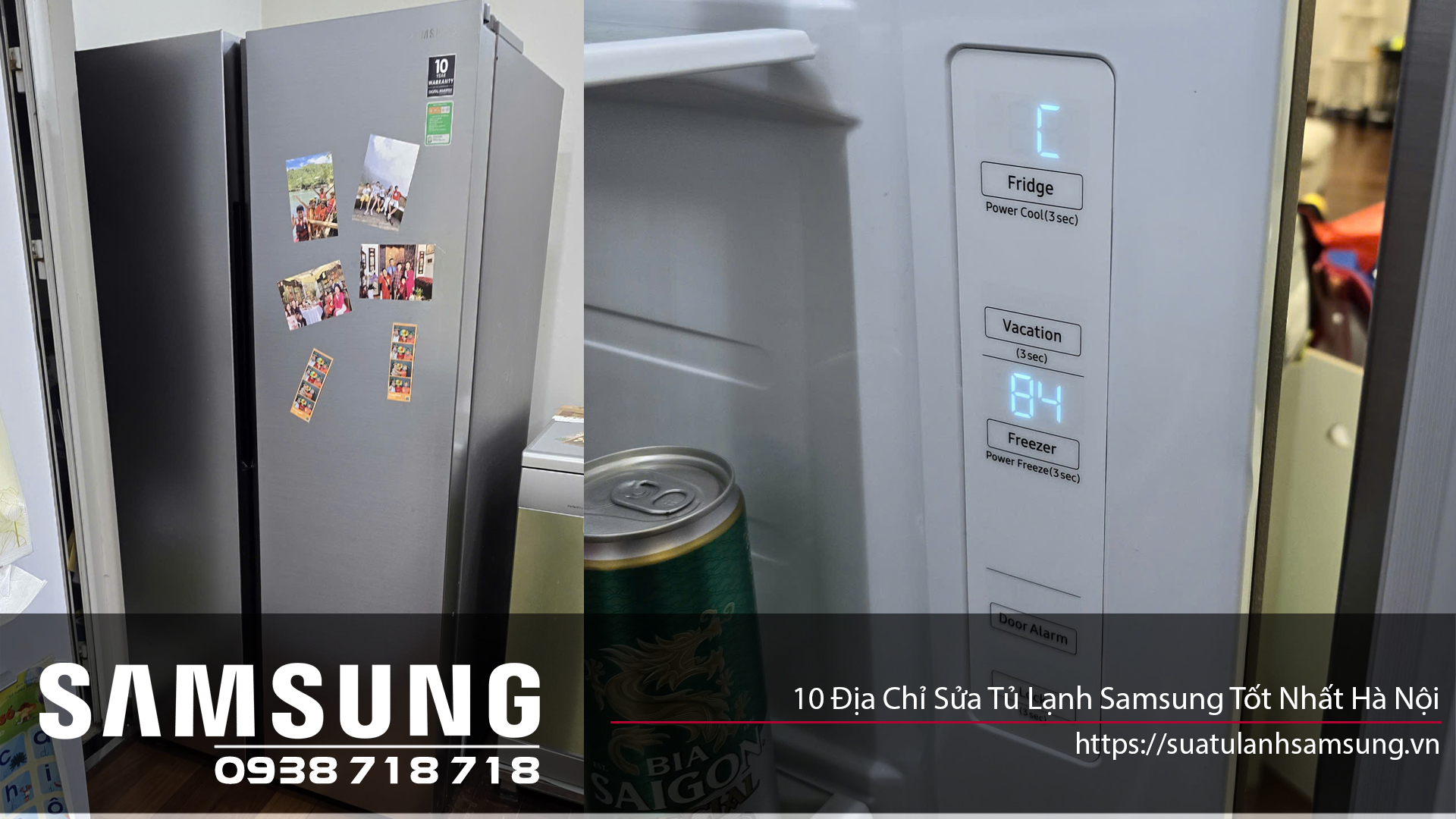 10 địa chỉ sửa tủ lạnh Samsung tốt nhất Hà Nội